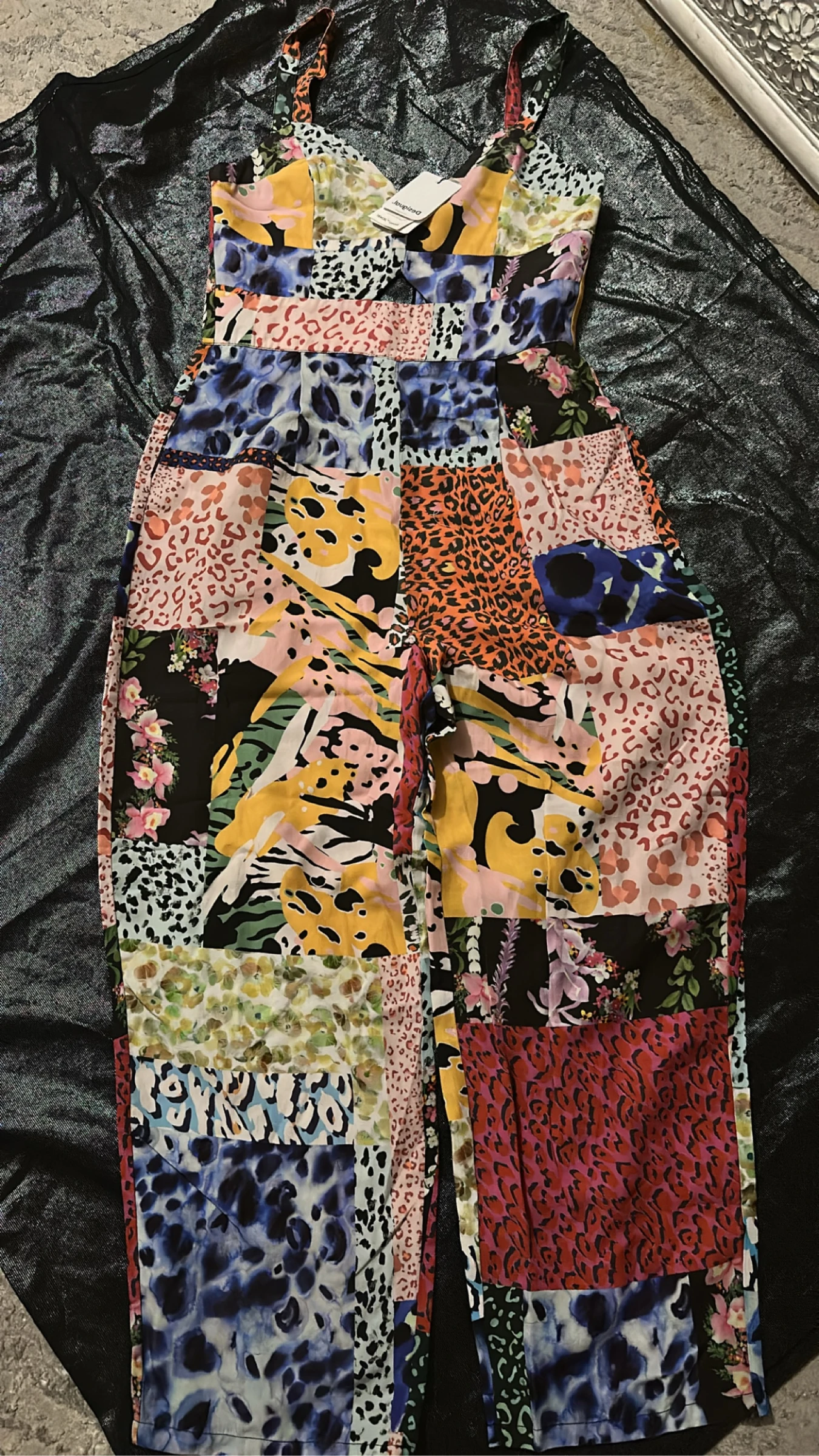 Combinaison Desigual Mimi Patchwork Multicolore-nueva con etiqueta talla L – photo 3